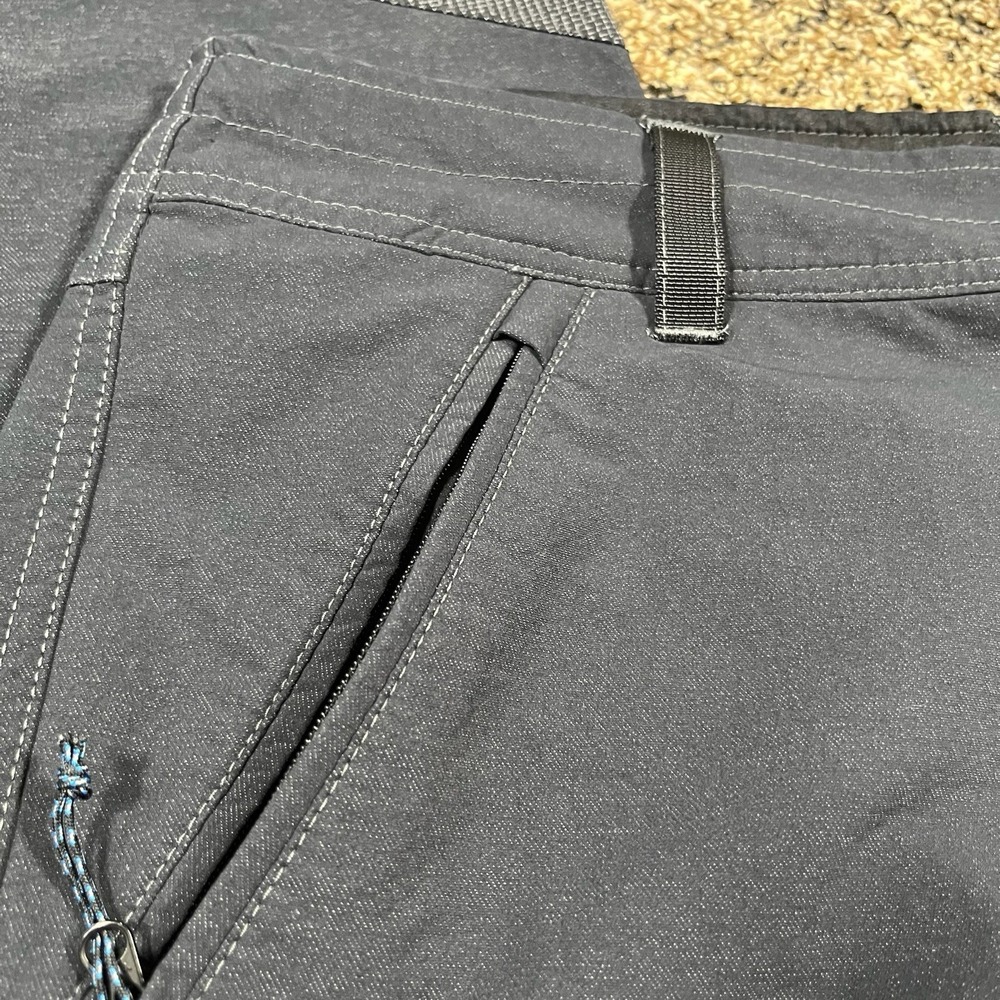 Kuhl Klash Men's Soft Shell Black Gray Water Resistant Hiking Pants Sz 36x32 - Picture 5 of 12